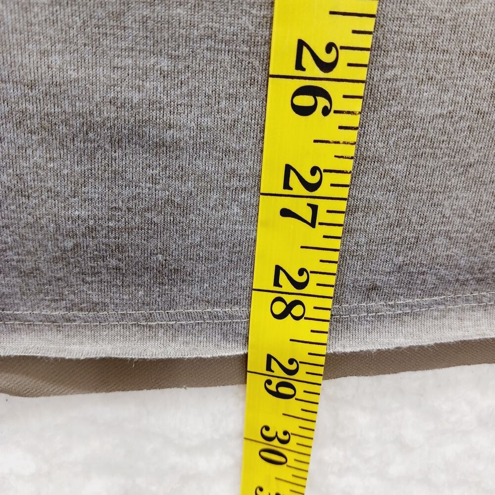 T-Shirt Women Taupe Boho Flutter Sleeve Romantic Minimalist Soft Girl Y2K Size M - Picture 4 of 8